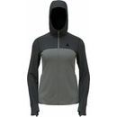 Odlo W Run Easy 365 Midlayer Hoody tmavo sivá biela