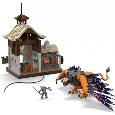 MEGA BLOKS Mega Zaklínač Geralt a hon na Gryfa – Zboží Dáma