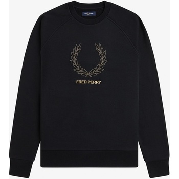 Fred Perry Блуза Fred Perry Men's Mid Logo Crew Sweatshirt - Black 102