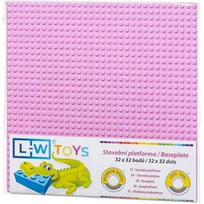 L-W Toys Základová deska 32x32 růžová