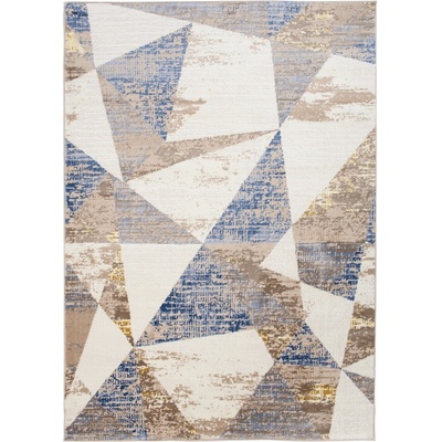 Modern Rugs Ombre M366D White / Dark Blue