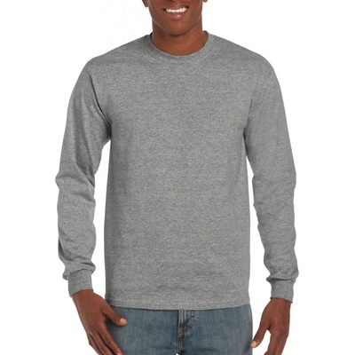 Gildan pánské triko s dlouhým rukávem GH400 Sport Grey Heather