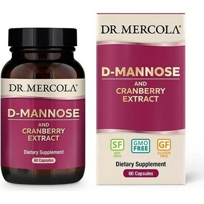 Dr. Mercola D-Mannose and Cranberry Extract 500 mg 60 kapslí