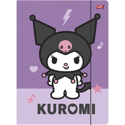 LICENSE Гумена папка Kuromi ombre A/4 TO-TZG-4066-XXX-KURO-SA (TO-TZG-4066-XXX-KURO-SA)