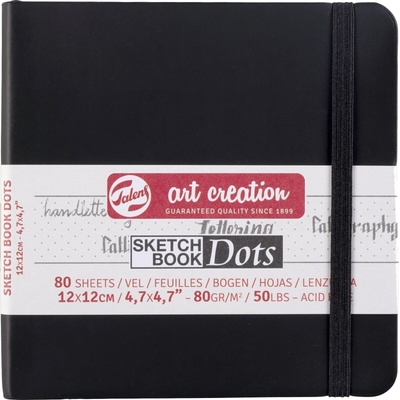 Talens Art Creation 9314404M Скицник 80 12 x 12 cm 140 g Dot Black (9314404M)