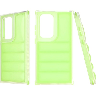 Techsuit Силиконов калъф с въздушни възглавници за Samsung Galaxy S24 Ultra - Зелен KP33257 (33257)