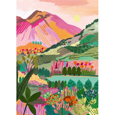 Pieces & Peace - Puzzle Rainbow Mountain - 1 000 piese