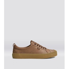 Cariuma OCA Low Gum Sienna Brown Premium Leather Sneaker