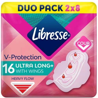 Libresse Ultra Long+ дълги крила хигиенни превръзки 16бр (5254_)