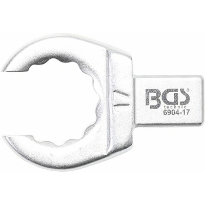 BGS Technic Otevřený očkový klíč 16 mm, nástrčný s upínáním 9 x 12 mm BGS 6904-17