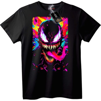 NOONEBRAND Тениска Неонов Skull - M, White