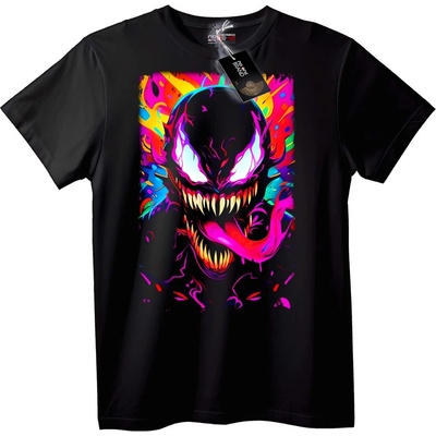 NOONEBRAND Тениска Неонов Skull - M, White