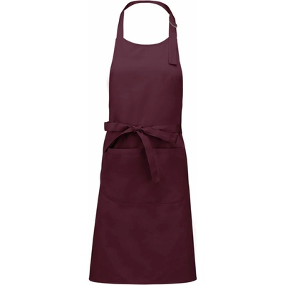 Kariban Zástěra s laclem "Sommelier" 86-garnet