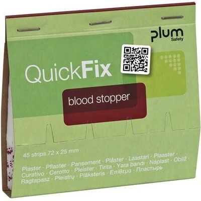 Náplaste na zastavenie krvácania, náhradná nápň, "Quick Fix", 45 ks, PLUM
