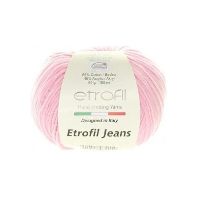 Příze Etrofil Jeans dětská růžová 073