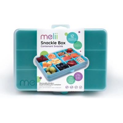 Melii Snackle Box кутийка за закуска Blue 1368ml