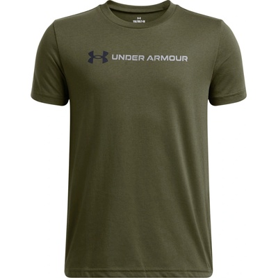 Under Armour UA B Logo Wordmark SS olivové