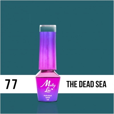 Allepaznokcie MollyLac gél lak 77 THE DEAD SEA 5 ml