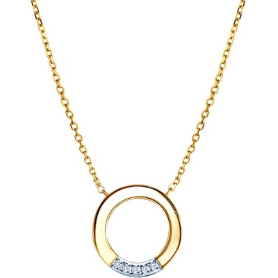 SAVICKI Колие с халка Savicki: злато, диаманти