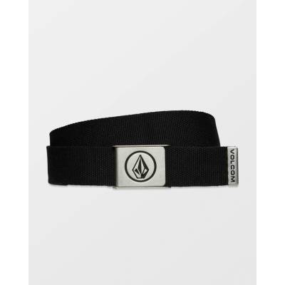 Volcom pánský pásek Circle Web belt Black