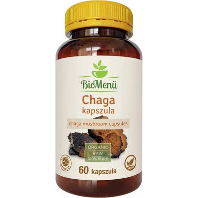 BioMenü bio Chaga huba kapsuly 60 ks