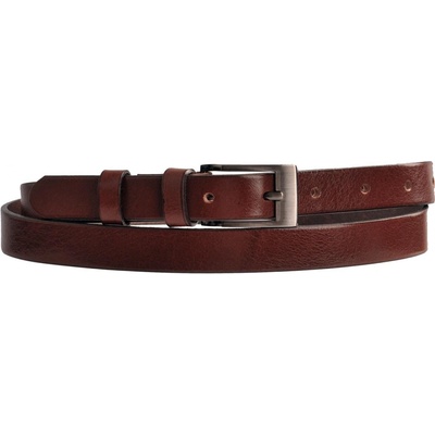 Penny Belts dámský kožený úzký pásek 183-48 hnědý
