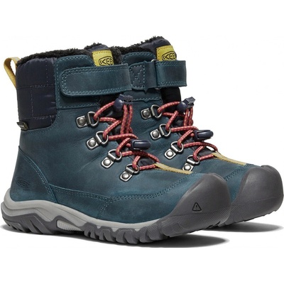 Keen Greta Boot youth blue coral pink peacock – Zboží Mobilmania