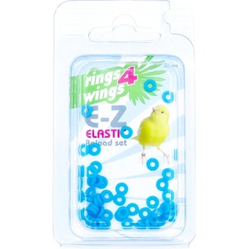 E-Z Elastic Ring Kroužky 3,5 mm 50 ks modré