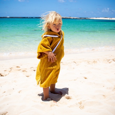 SURF DREAM PONČO BABY okrové