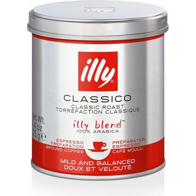 Illy Espresso Classico medium Roast mletá 125 g
