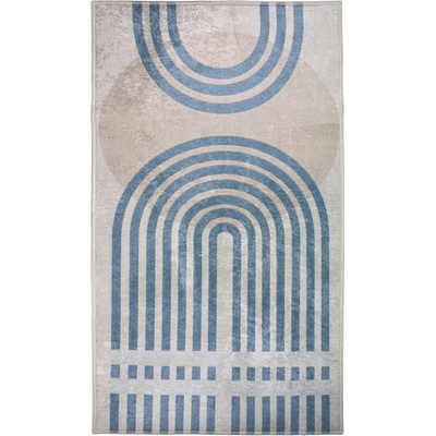 Vitaus Син/сив килим 200x80 cm - Vitaus (KRN-9507-80x200)