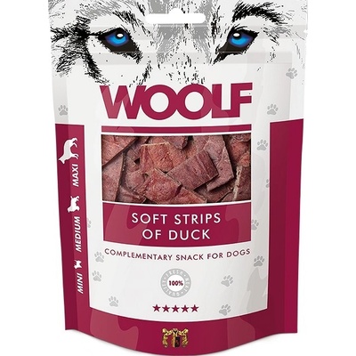 Woolf Dog Soft Srips Of Duck 100 g