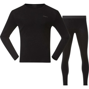 Bergans Мъжко мериносово термобельо Bergans Allround Merino Baselayer Set Merino base layer - Black (015-2416-0113)
