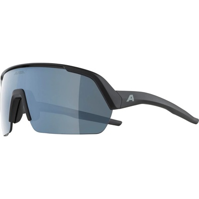 Alpina Очила за колоездене Alpina Turbo HR Mirror Cat. 3 Cycling glasses - Black Matt / Black Mirror - размер One Size (205-3247-0611)