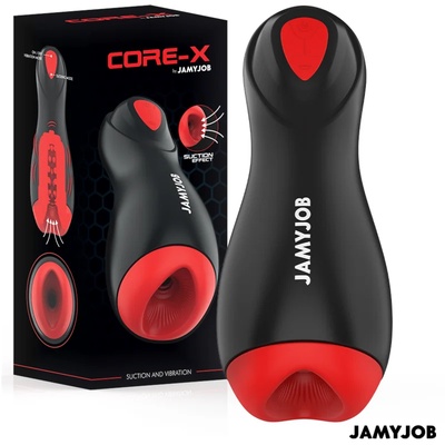 Мастурбатор, вибрация и дълбоко засмукване - Jamyjob Core-X (D-241556)