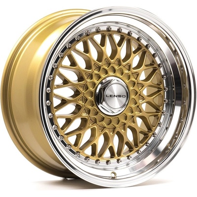 LENSO BSX 7,5x16 4x114,3 ET33 gloss gold polished