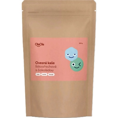 OlaOla Bezlepková kaše Ořechová s čokoládou 0,5 kg