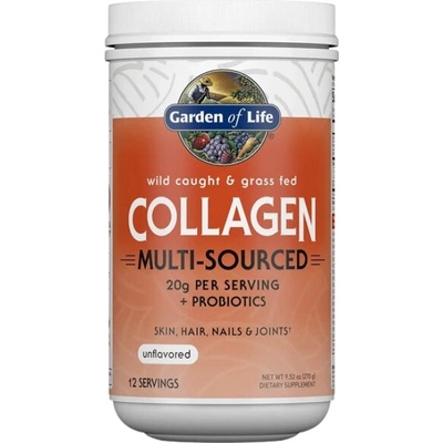 Garden of Life Wild Caught & Grass Fed | Collagen Multi-Sourced [270 грама] Неовкусен