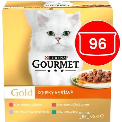 Gourmet Консерва GOURMET GOLD - микс парчета в сос 96 x 85г