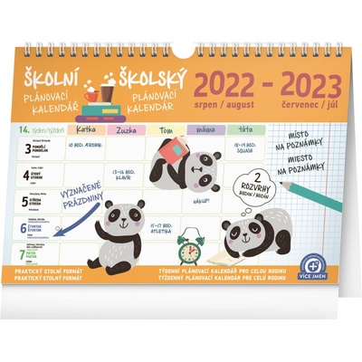 Školní plánovací s háčkem 2023