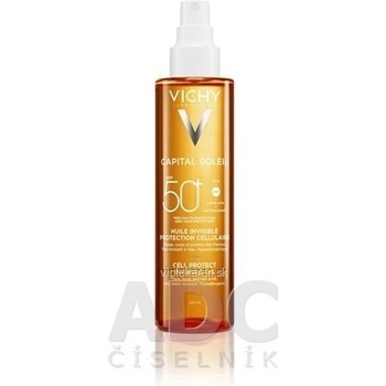 VICHY CAPITAL SOLEIL SPF50+ Neviditeľný ochranný olej 200 ml