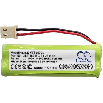 Cameron Sino Батерия за телефон 2.4V NiMH 500mAh BT-183482 за V TECH 89134801; DS6401DS6401 Cameron Sino (CS-VTS640CL)