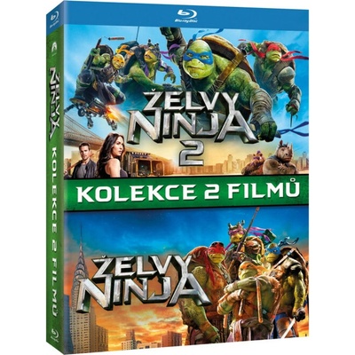 Želvy Ninja 1+2 Kolekce BD 2 disky