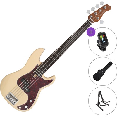 SIRE Marcus Miller P5R Alder-5 SET Vintage White 5-струнна бас китара