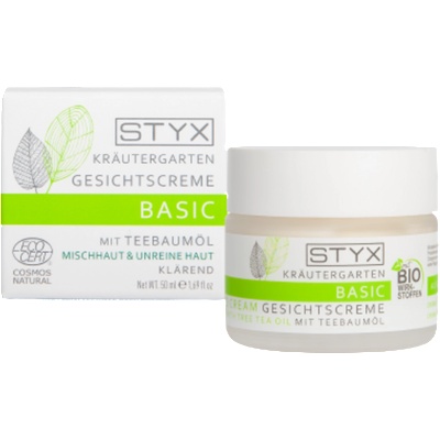 STYX Билкова градина Крем за лице с масло от чаено дърво - 50 мл