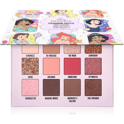 Mad Beauty Disney Princess Express Yourself палитра сенки за очи 12x2.5 гр