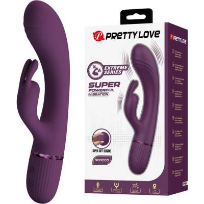 Pretty love rocco rechargeable rabbit vibrator 10 functions