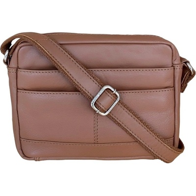 Dámská kožená crossbody kabelka guru leather tan