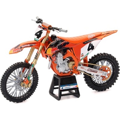 New Ray Toys Метален мотоциклет Newray - Red Bull KTM 450 SX-F, Chase Sexton, 1: 12 (58473)