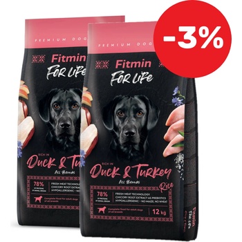 Fitmin For Life Duck & Turkey 2 x 12 kg
